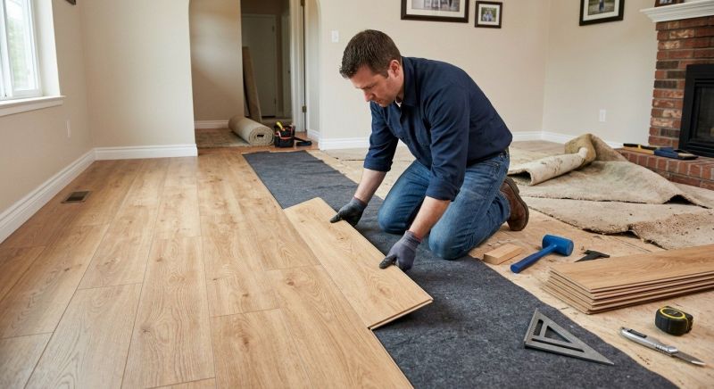 Laminate Floor Remodeling in Phillipsburg, NJ