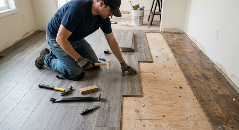 Laminate Floor Replacement in Upper Black Eddy, PA