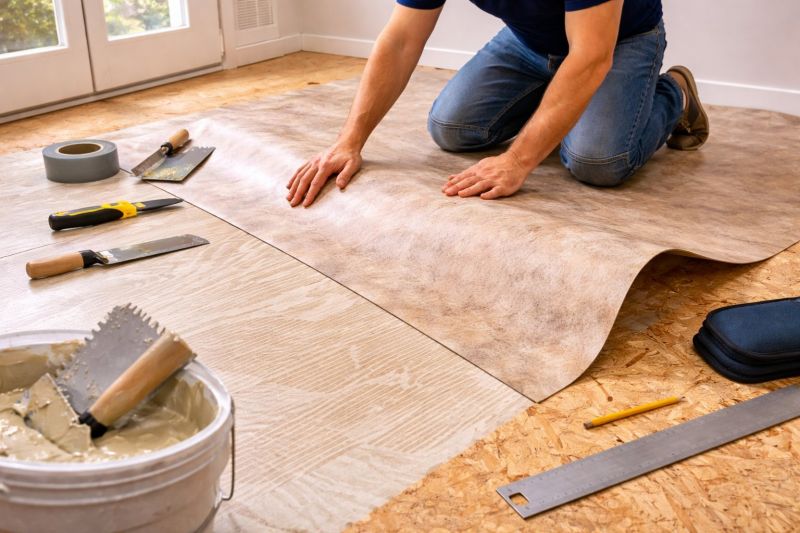 Sheet Vinyl Installation in Dublin, PA