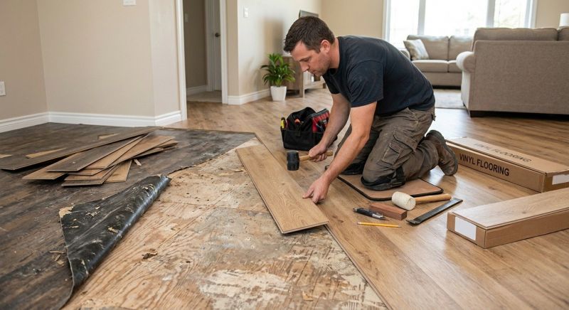 Vinyl Flooring Installation in Mount Bethel, PA